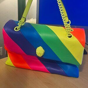 KURT GEIGER London The Kensington Drench Rainbow XXL Shoulder Crossbody Bag